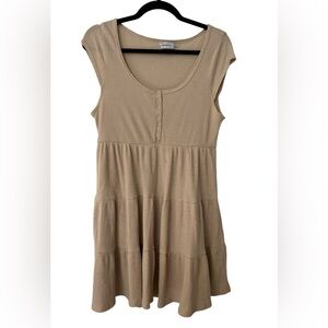 Urban Outfitters Midi Dress Sz M Tiered Prairie Boho